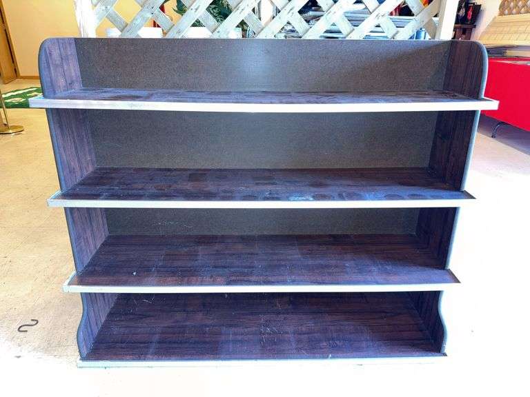 Four Tiered Display Shelf (37”T,48”W,15”D)