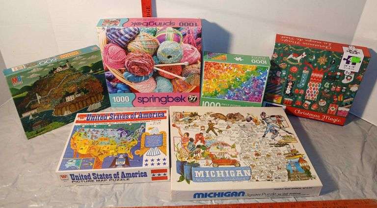 Puzzle, 46 to 1000 Pieces