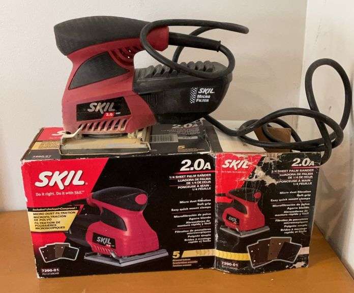 Skil 1/4 Sheet Palm Sander Has Power When Plugged In