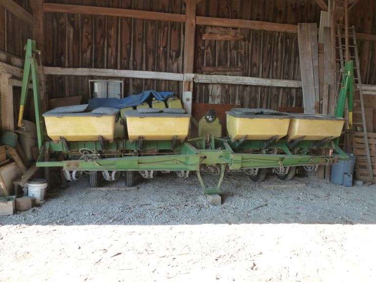 John Deere 7000 8 Row Planter set for 28” Rows