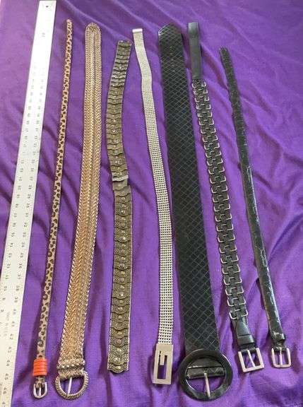 7 Pc. Assorted Women’s Belts