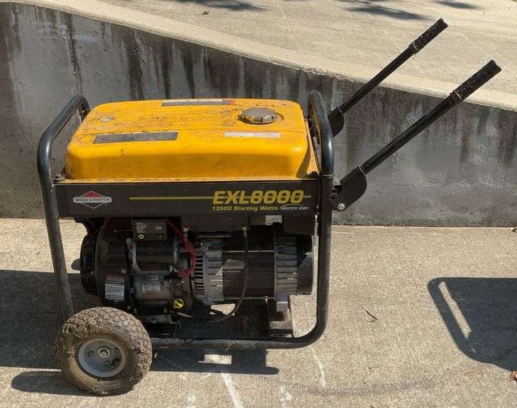 Exl 8,000 Watt Generator  Runs & Makes Power