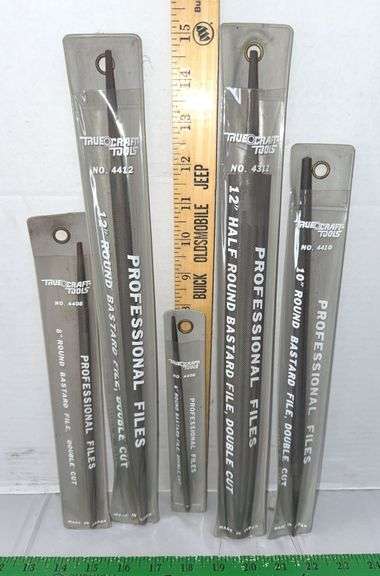 True Craft Tools Assortment of True Craft Tools Professional Files - Sherwood Auctions