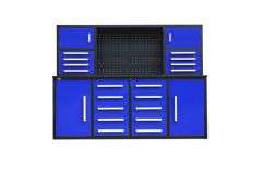 Unused 2025 7 FT Work Bench with 18 Drawers. 86*23*39 inch.Packed in Plastics.Drawers with lock and 