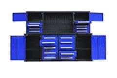 Unused 2025 7 FT Work Bench with 18 Drawers. 86*23*39 inch.Packed in Plastics.Drawers with lock and 