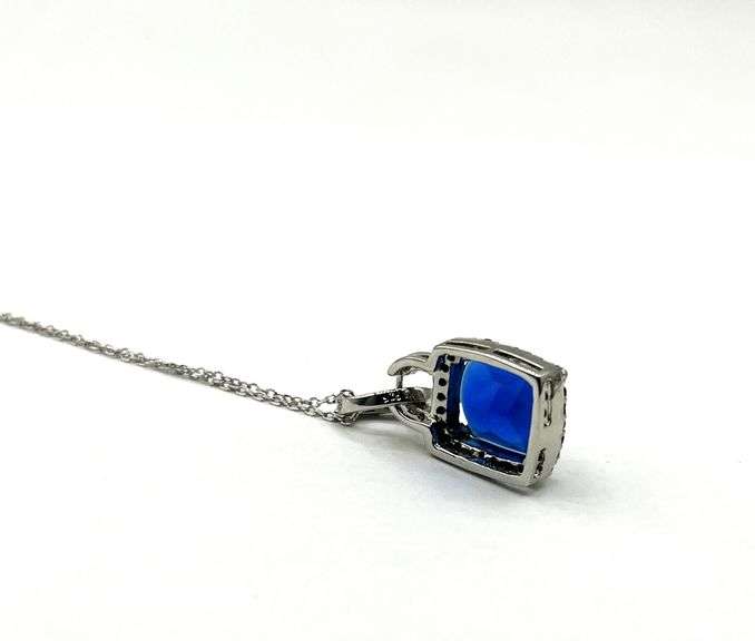 ashion Jewelry CZ Pendant with Sterling Silver Chain