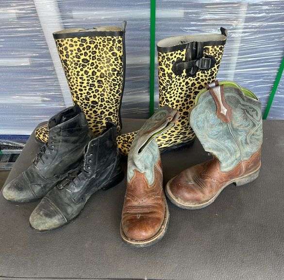 Women’s Cowboy Boots Size 9, Rubber boats