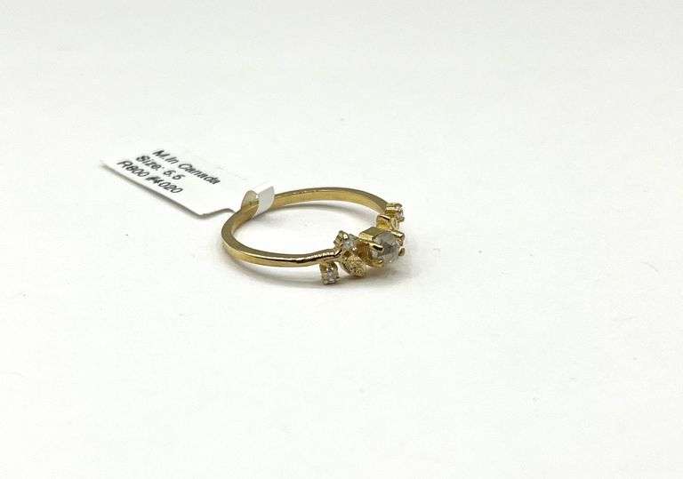 10KT Yellow Gold Rose Cut Diamond (0.27ct) Ring