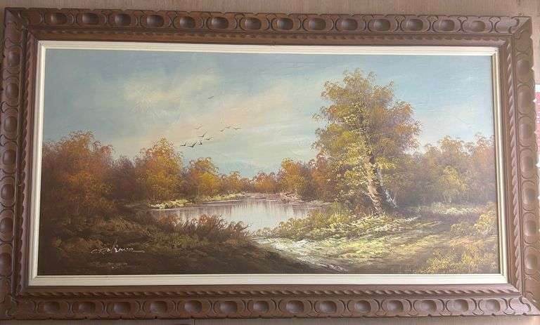Sunlit Gorge 55X32