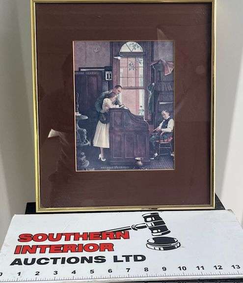 Print by Norman Rockwell