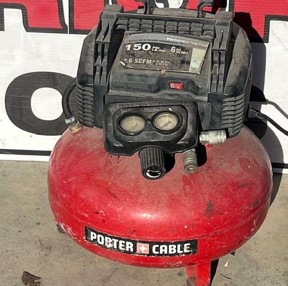 Porter Cable 6 Gal 150 psi Compressor