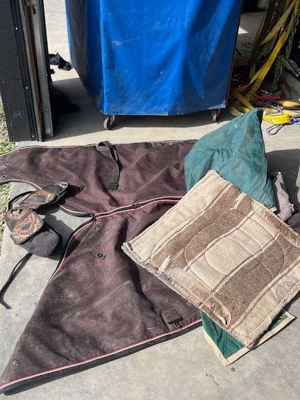 Qty 2 Horse Blankets and pad