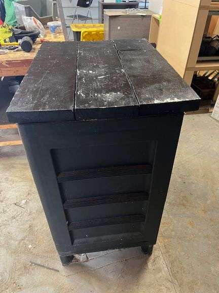 Husky Garage Cabinet W/ Wood Top