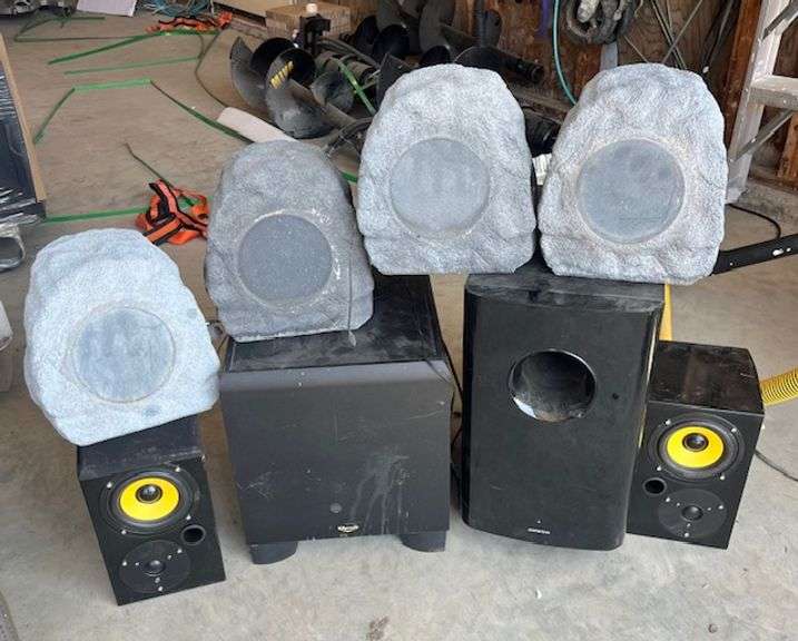 Outdoor Speakers, Indoor Speakers and Subwoofer