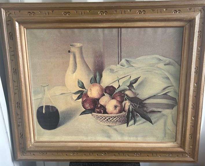 Apples and Wine Decanter 36 X 30