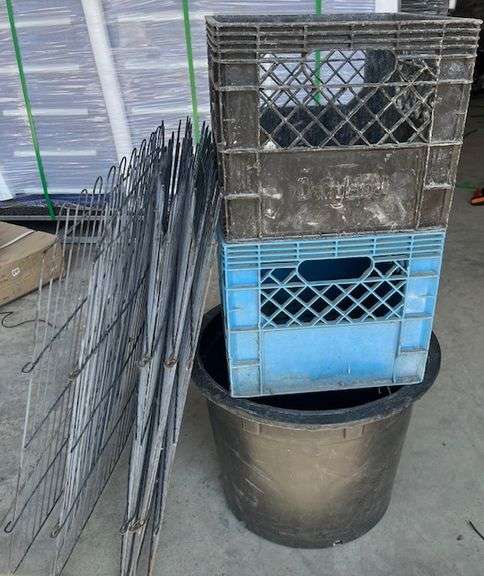 Milk Crates, Pot, Cage