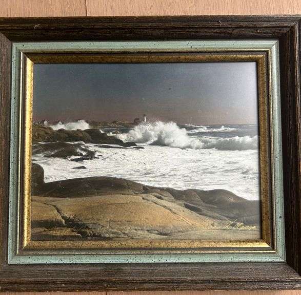 Waves and Lighthouse 13X10