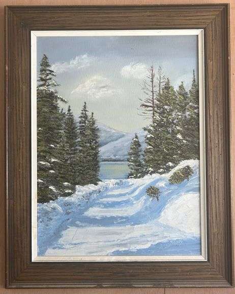 A Winter Path 25X30