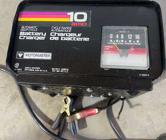 10 AMP MotorMaster Battery Charger