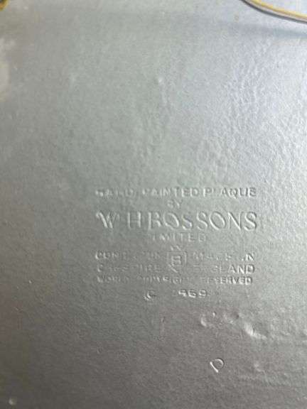 W.H. Bossons Decorative Plates