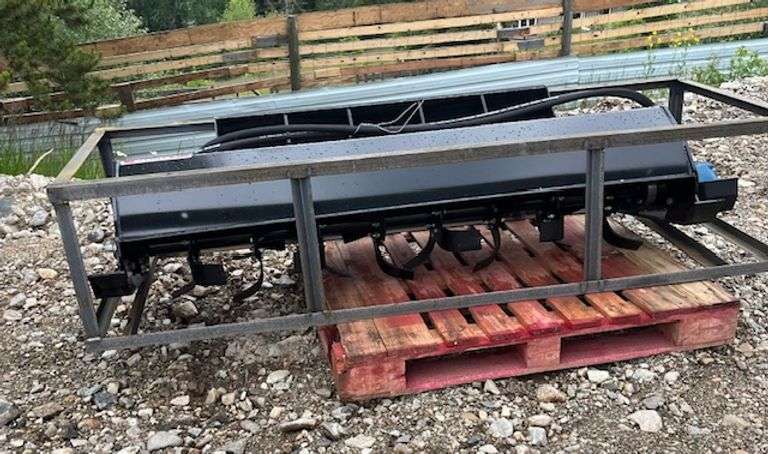 UNUSED 2025 Mower King Skid Steer Hydraulic Rotary Tiller