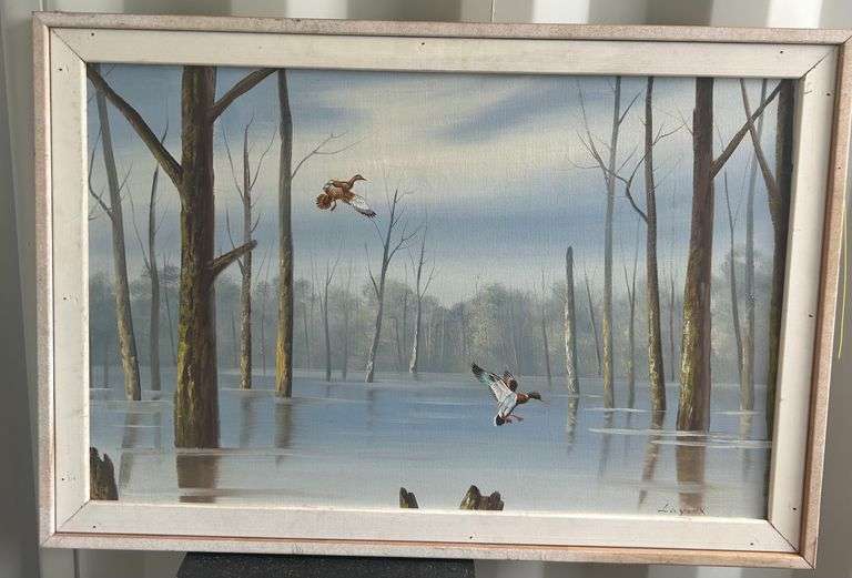 Ducks on the Lake 37 X 25