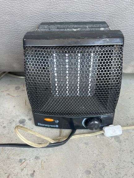 Home Items- Ottoman, Heater, Fan, Clock, Lamp