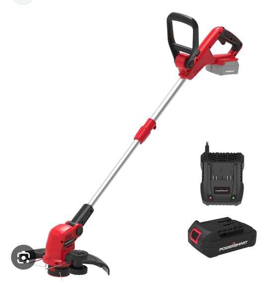 Power smart 20V cordless Weed Trimmer -2 batteries and charger