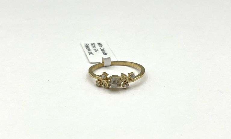 10KT Yellow Gold Rose Cut Diamond (0.27ct) Ring