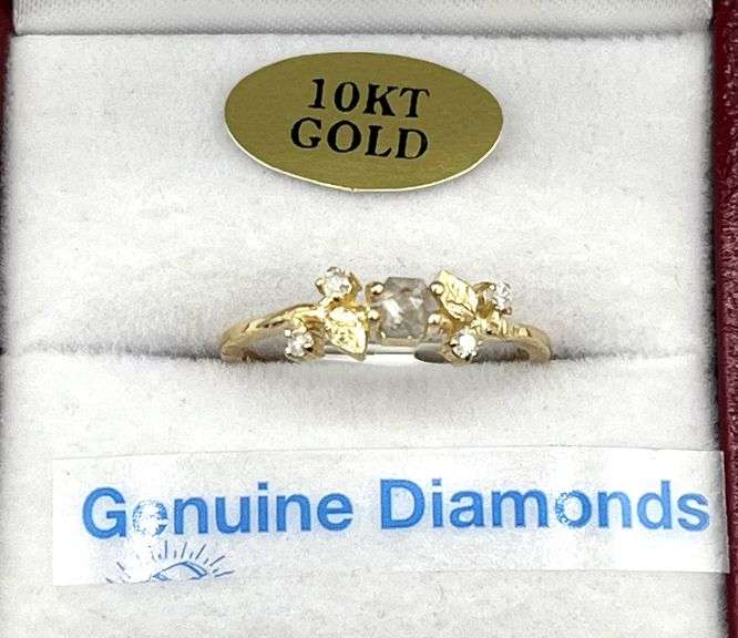 10KT Yellow Gold Rose Cut Diamond (0.27ct) Ring