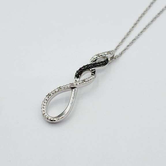 Sterling Silver Natural Dimond (0.03ct) Pendant with Sterling Silver Chain