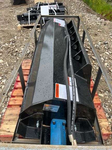 UNUSED 2025 Mower King Skid Steer Hydraulic Rotary Tiller