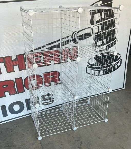 Metal Shelving-White
