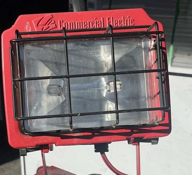 Commercial Electric Telescopic Double work light