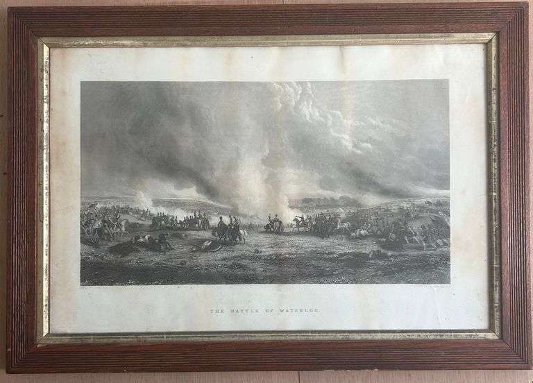 The Battle of Waterloo — 19th Century Original