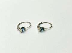 Sterling Silver Natural Blue Topaz