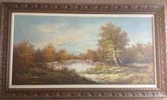 Sunlit Gorge 55X32