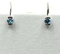 Sterling Silver Natural Blue Topaz