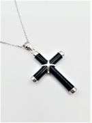 Sterling Silver Cross Pendant with Sterling Silver Chain