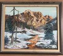 Winter Cabin 24X20