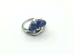 Sterling Silver Natural Tanzanite (0.60ct) Ring