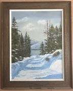 A Winter Path 25X30