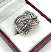 Sterling Silver Natural Diamond (0.50ct) Ring
