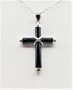 Sterling Silver Cross Pendant with Sterling Silver Chain