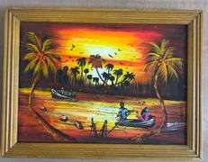 Island Sunset 17.5X13