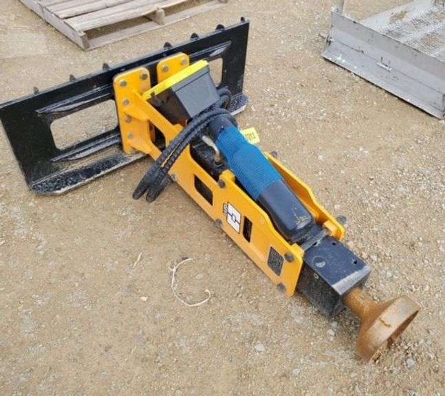 UNUSED 2025 GIYI Pile -Post Hammer for Skid Steer