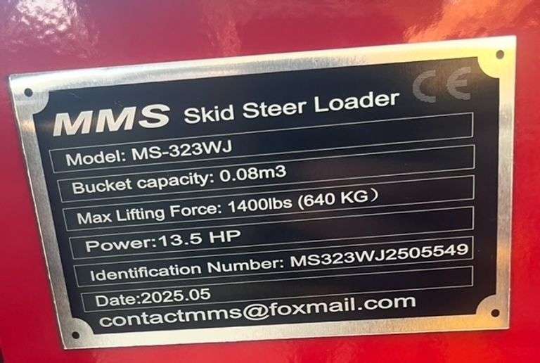 2025 MMS MS-323WJ Wheeled Loader-Unused