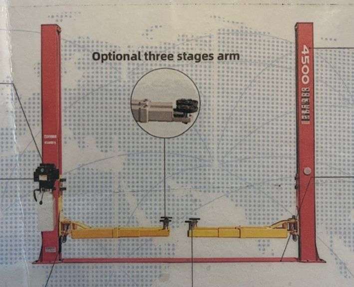 2025 UNUSED 10000LBS TWO POST LIFT IRTPL