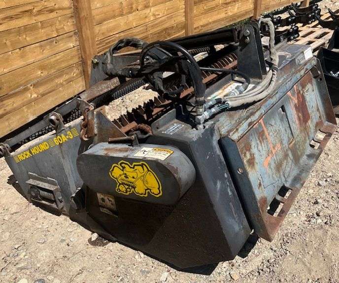 Rockhound 60a-3 Hydraulic Landscape Rake for Skid Steer