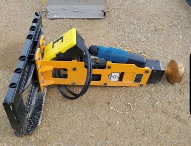 UNUSED 2025 GIYI Pile -Post Hammer for Skid Steer